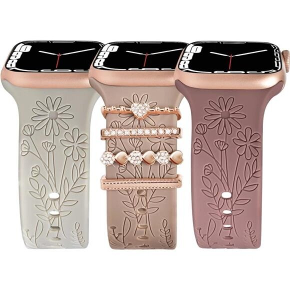 NEW 3 Pack Watch Band with Charms - Picture 1 of 5